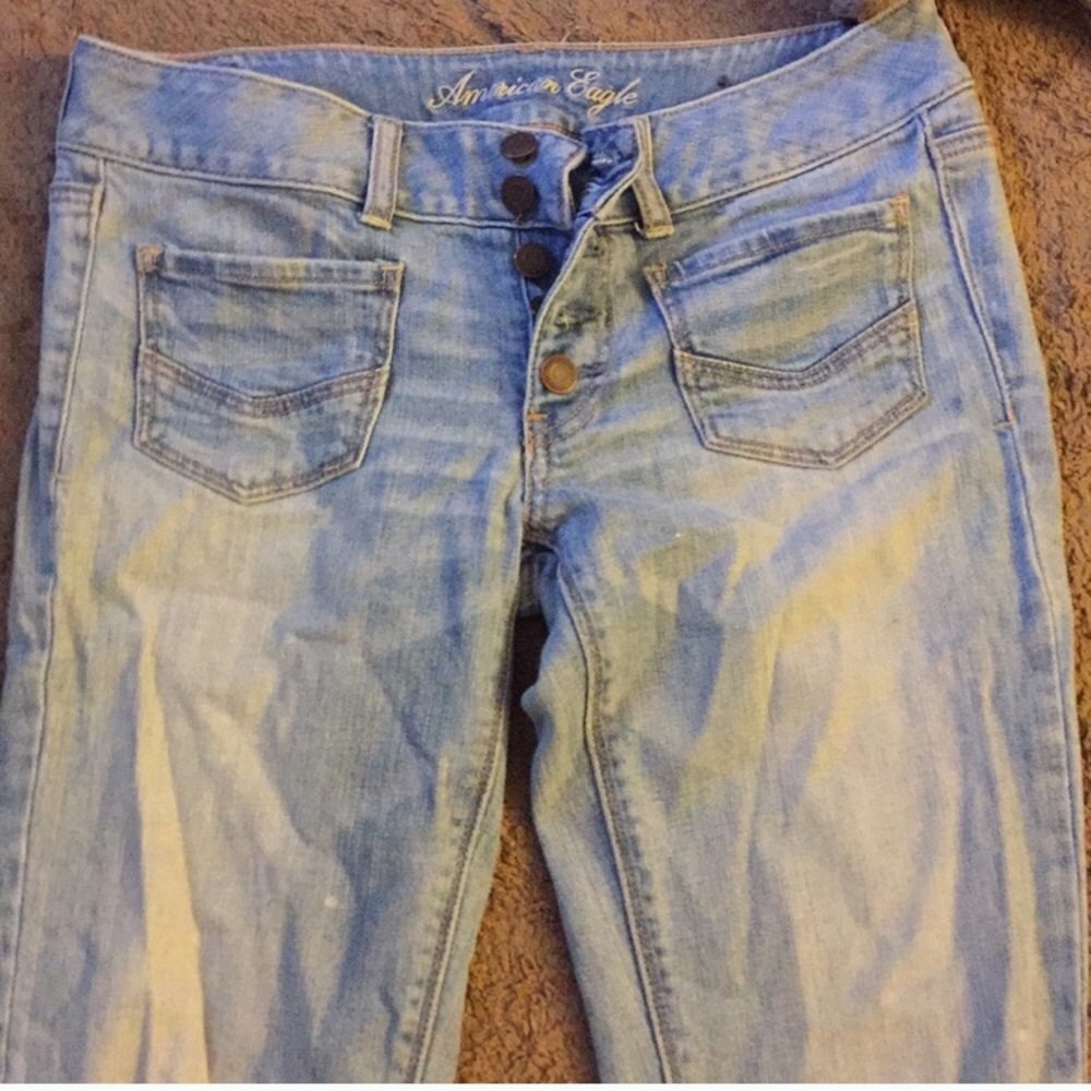 American Eagle artist jeans size 6 long stretch